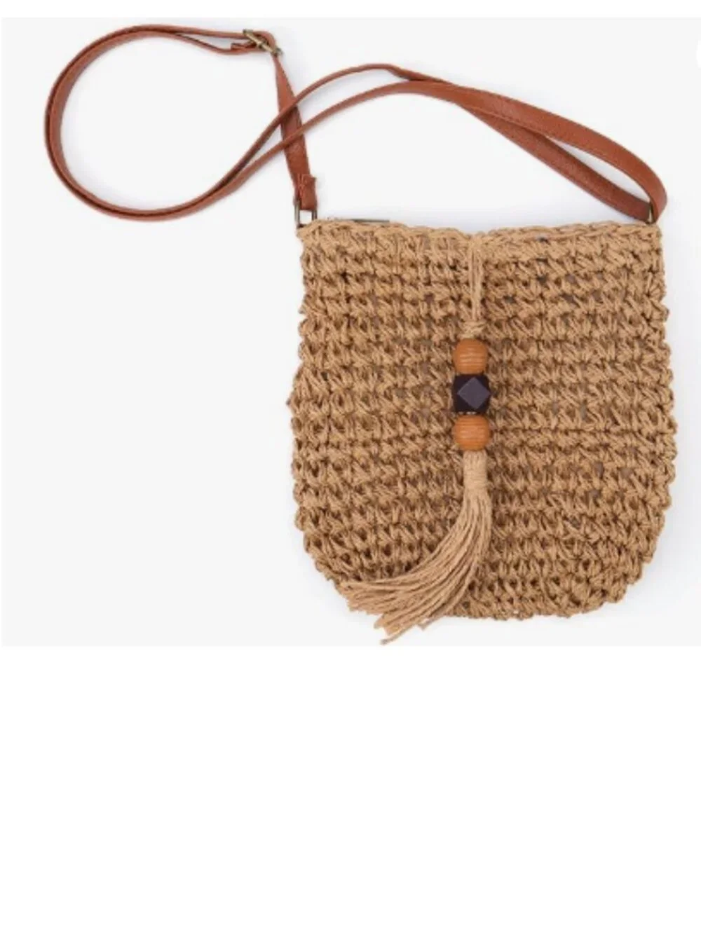 Small Straw Crossbody Bag Women Weave Rattan Shoulder Bag Beach Shoulder Purse w